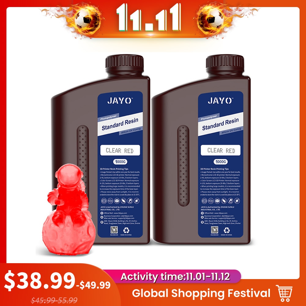 JAYO Standard Resin 2 packs (2kg).