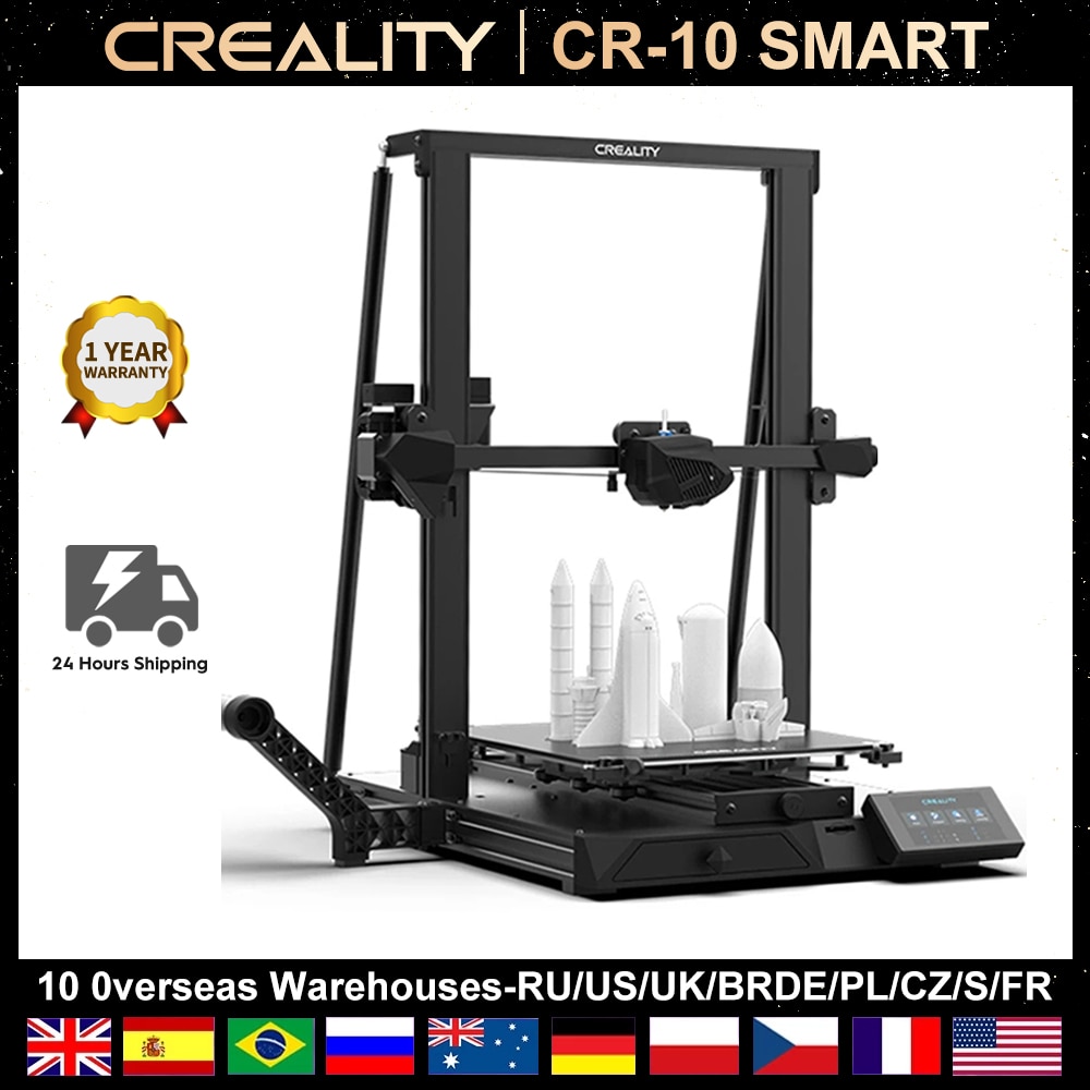 Creality 3D CR-10 Smart intelligent Auto-Leveling Smart Filament Built-in WiFi 4.3inch Touchscreen CR 10 Smart