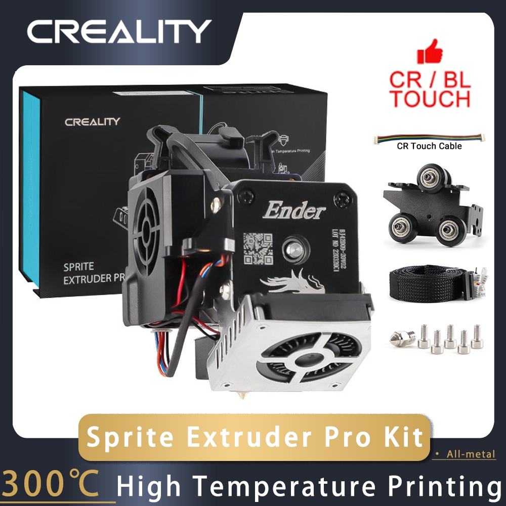 Creality Sprite Extruder Pro Kit 300℃ High Temperature Printing Dual Gear Feeding Direct Drive for Ender-3/3 Pro/3 MAX/3 V2