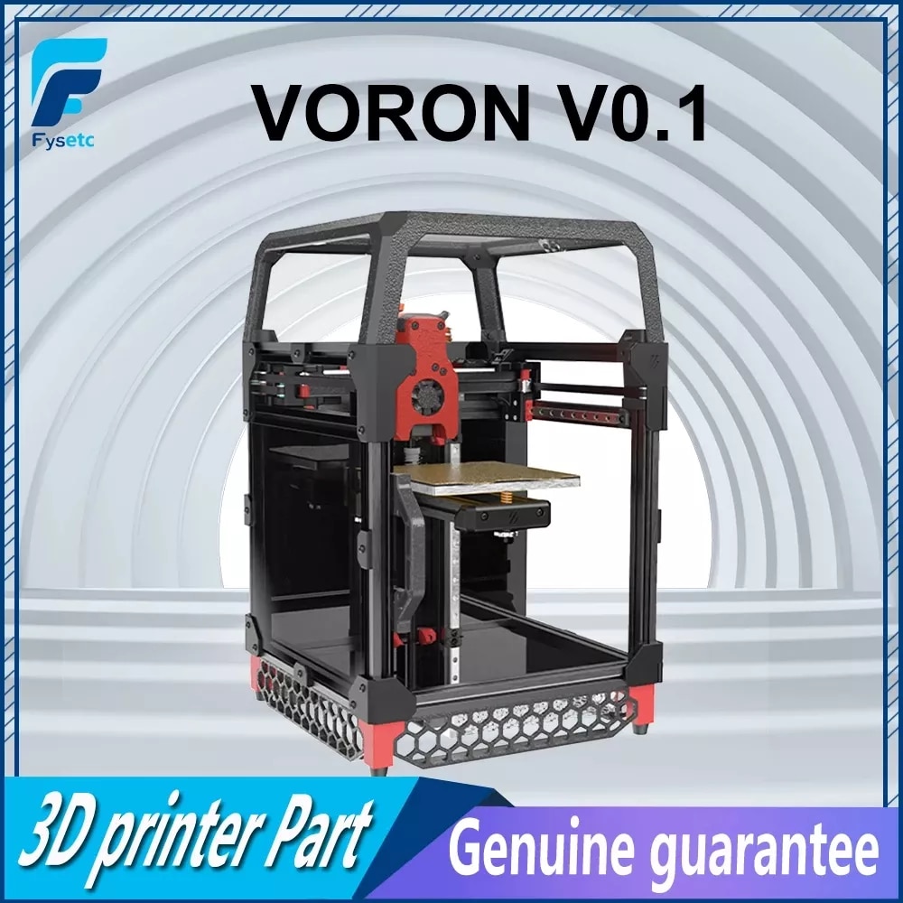 FYSETC Voron V0.1 Corexy 3D Printer Kit with Enclosed Panels Not Include Printed Parts