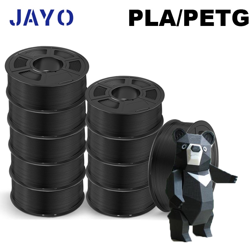 JAYO PLA PLA PLUS ABS PETG SILK Filament 1.75MM 10 Rolls / Set Refills Non-toxic Fastship 3D Printer DIY Gift