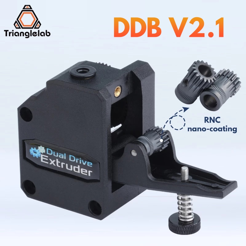 Trianglelab RNC Nano Coated Gear DDB Extruder V2.1 Bowden Extruder Dual Drive Extruder For 3d printer Ender3 CR10 TEVO MK8