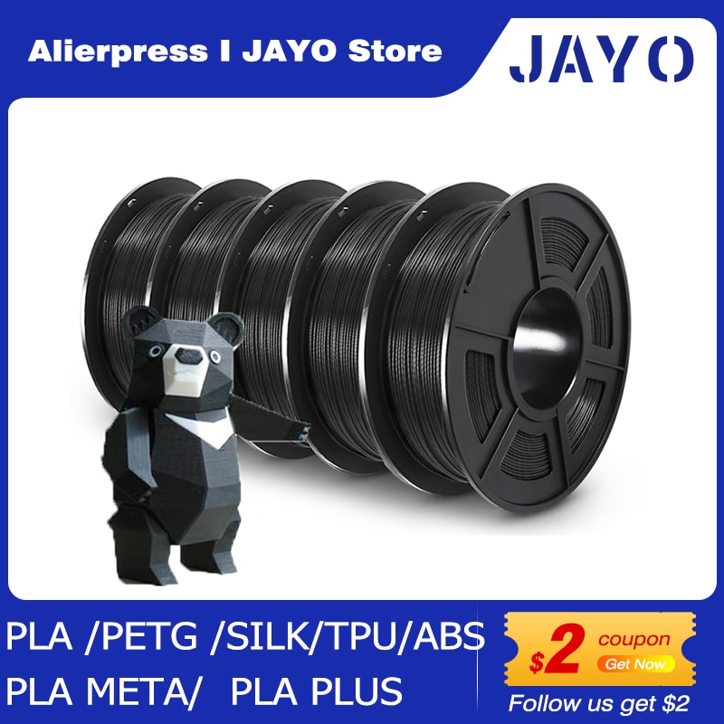 JAYO PETG, PLA, PLA+, Meta 5 packs (5kg). - from $8.86/kg at aliexpress.com