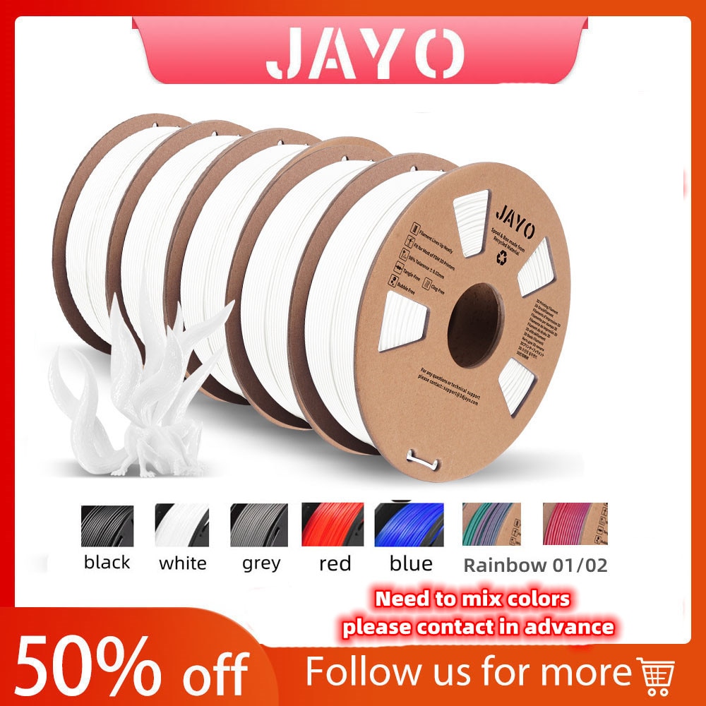 from $45.90 -> JAYO PETG, PLA, PLA+ 5 packs (5.5kg). - from $45.90 at  aliexpress.com
